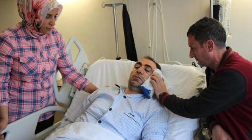 Hasta Yakını, &Ouml;zel G&uuml;venlik G&ouml;revlisini D&ouml;vd&uuml;