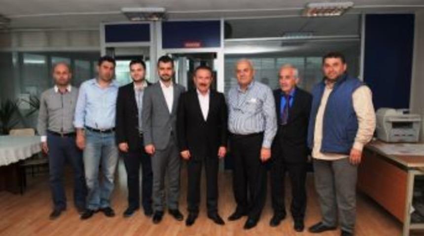 Başkan Doğan, Mehmet &Ccedil;oban&rsquo;ı Ziyaret Etti