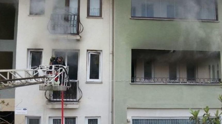 D&uuml;zce&rsquo;de Kalıcı Konutlarda Yangın