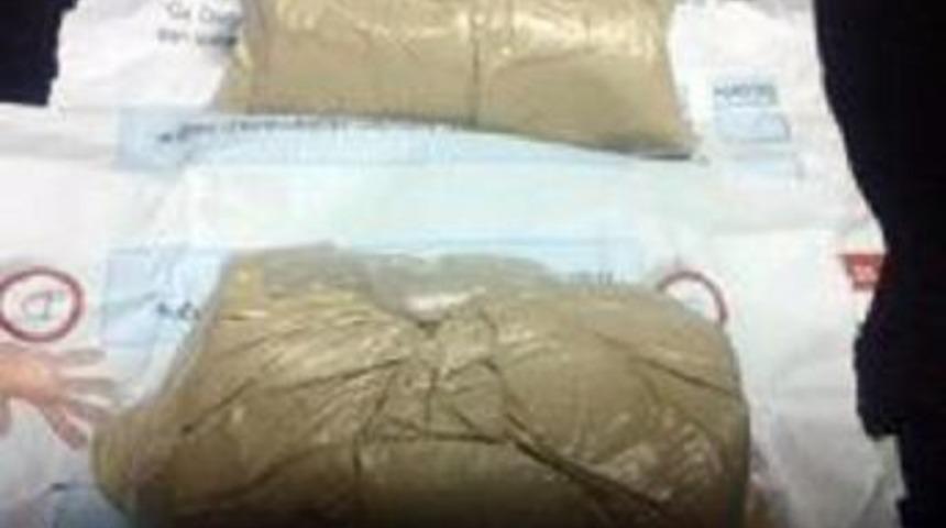 Kuşağının Arasından 217 Gram Eroin &Ccedil;ıktı