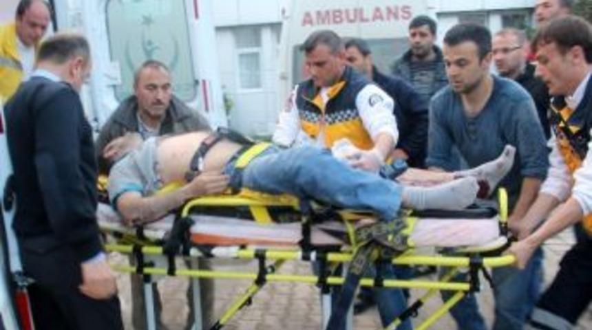 G&uuml;m&uuml;şhane&rsquo;de İş Kazası: 1 Yaralı