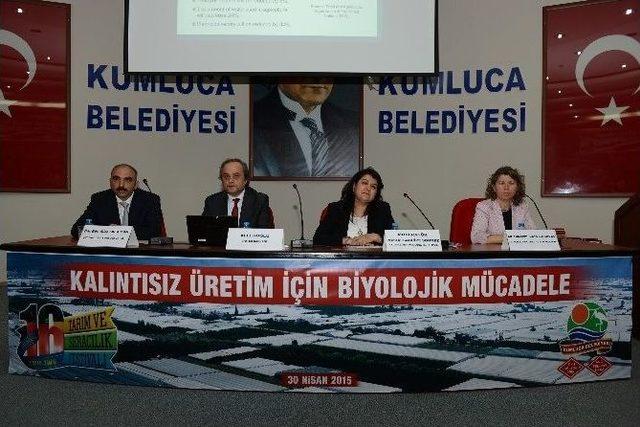 Kumluca’da “kalıntısız Üretim İçin Biyolojik Mücadele” Sempozyumu Gerçekleştirildi