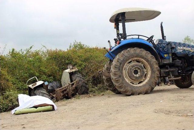 Samsun’da Traktör Su Kanalına Düştü: 1 Ölü 2
