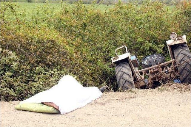 Samsun’da Traktör Su Kanalına Düştü: 1 Ölü 3