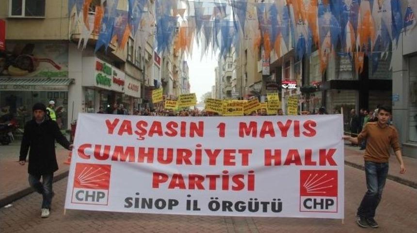 Sinop&rsquo;ta 1 Mayıs Kutlamaları