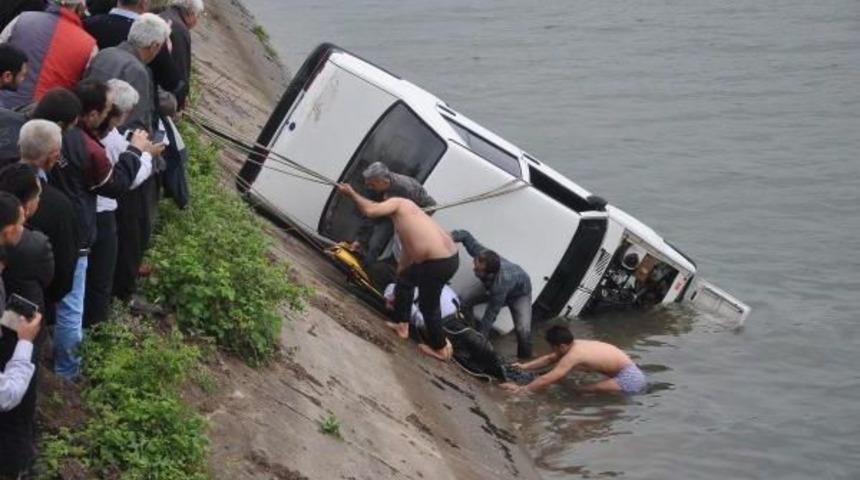 İkinci Kez Otomobille Kanala U&ccedil;tu, Bu Kez Kurtulamadı