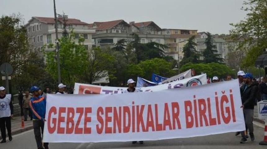 Gebze&rsquo;De 1 Mayıs Coşkusu