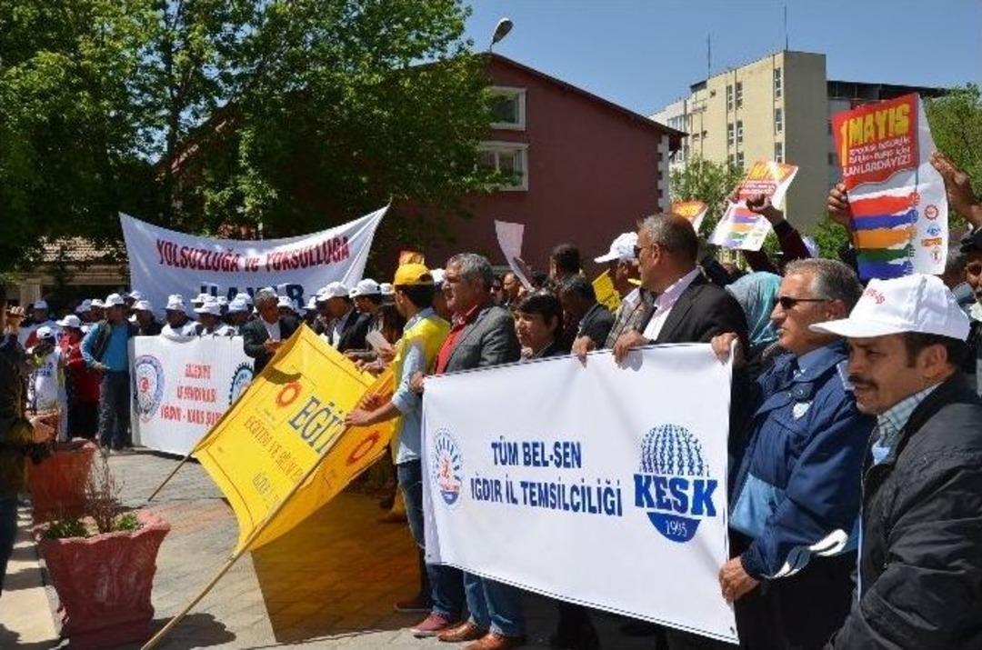 Iğdır&rsquo;da 1 Mayıs Kutlaması