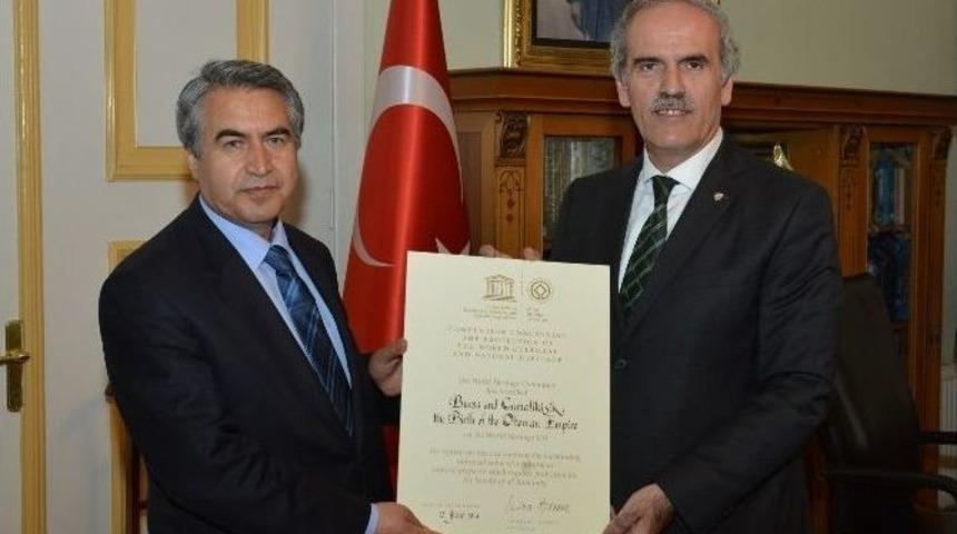 Bursa, Unesco İ&ccedil;in Rol Model