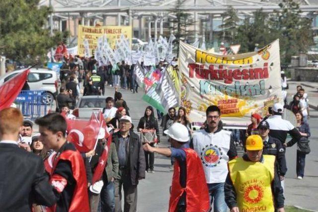 Kütahya'da 1 Mayıs Kutlaması