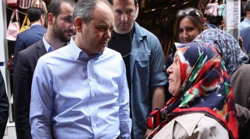 Bakan Kılı&ccedil;&rsquo;tan Esnaf Ziyareti