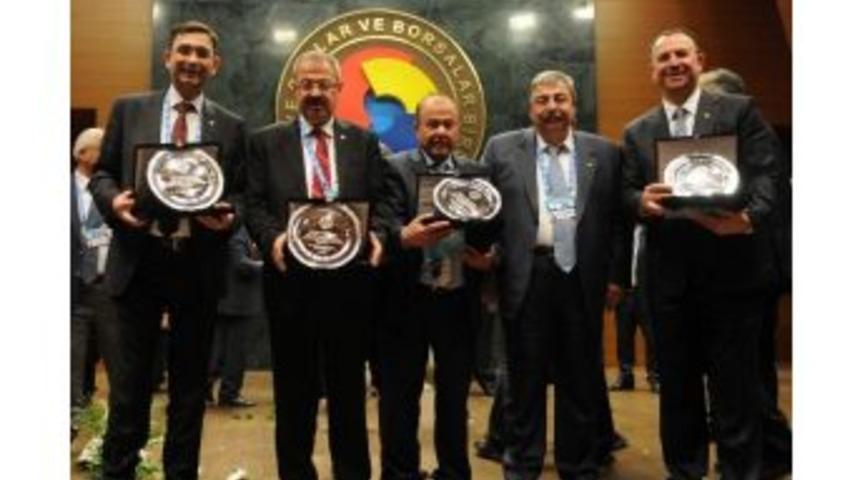 Gso Tobb Delegelerine Hizmet Şeref Belgesi Ve Plaket Verildi