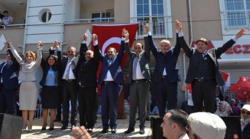 Eroğlu, Dalaman'da Partisinin Vekil Adayları I&ccedil;in Destek Istedi