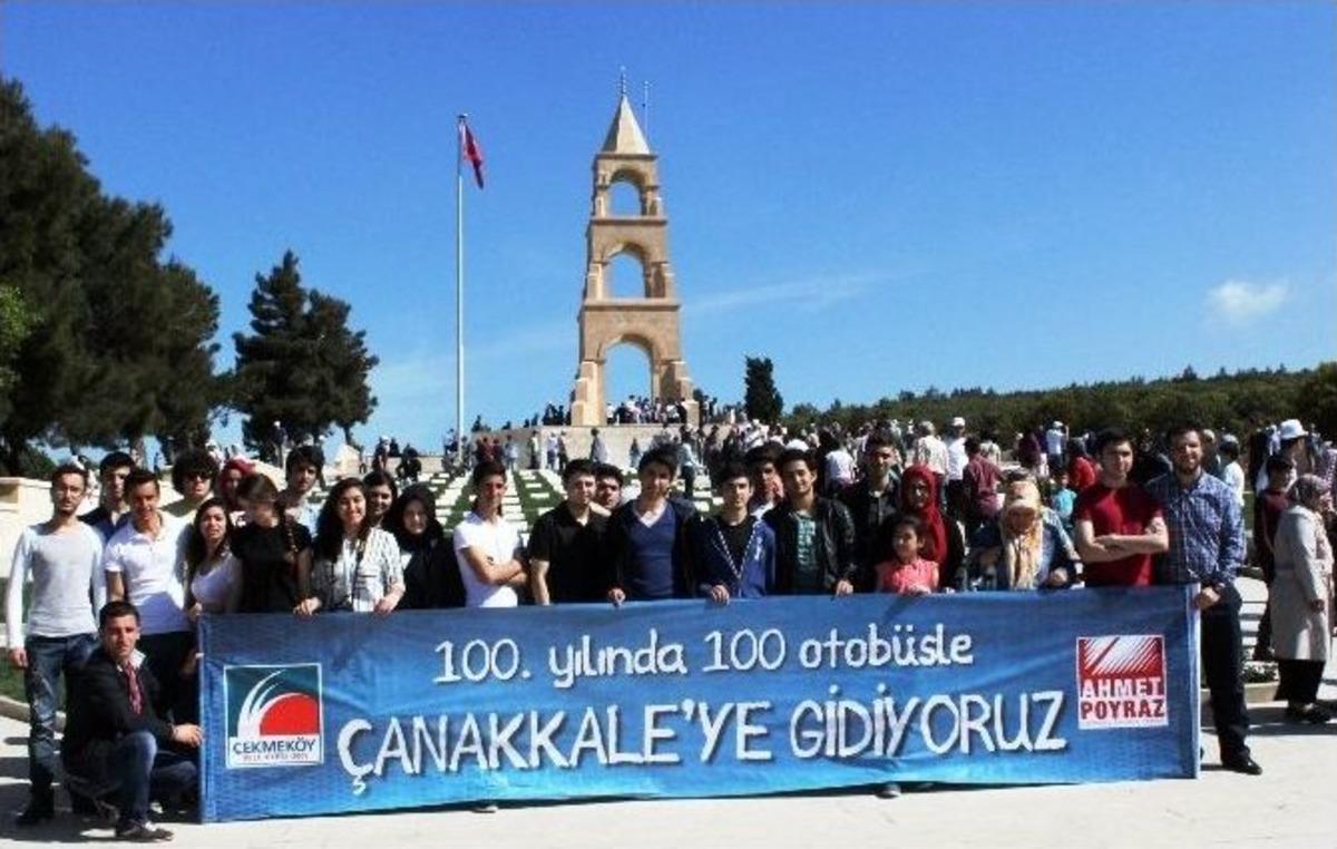 &Ccedil;ekmek&ouml;y Belediyesi 5 Bin Kişiyi &Ccedil;anakkale&rsquo;ye G&ouml;t&uuml;r&uuml;yor