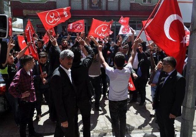 Mhp Milletvekili Adayları Horasan’da Yoğun İlgi Gördü