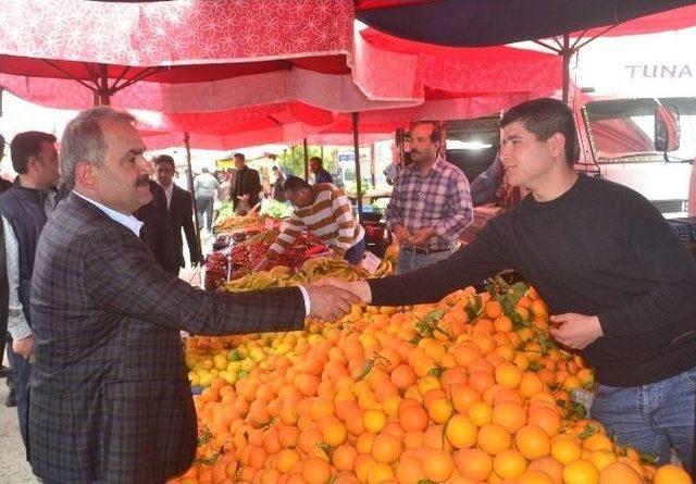 Halil Etyemez Ereğli Esnafıyla Buluştu