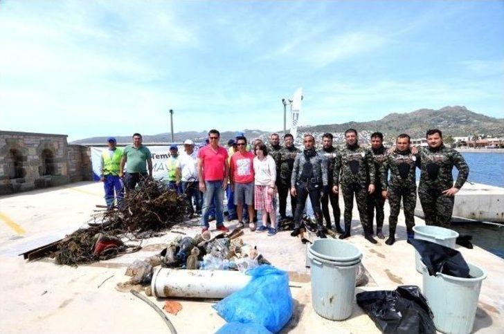 Bodrum’da Deniz Dibi Temizliği Ortakent-yahşi’de Devam Etti G1