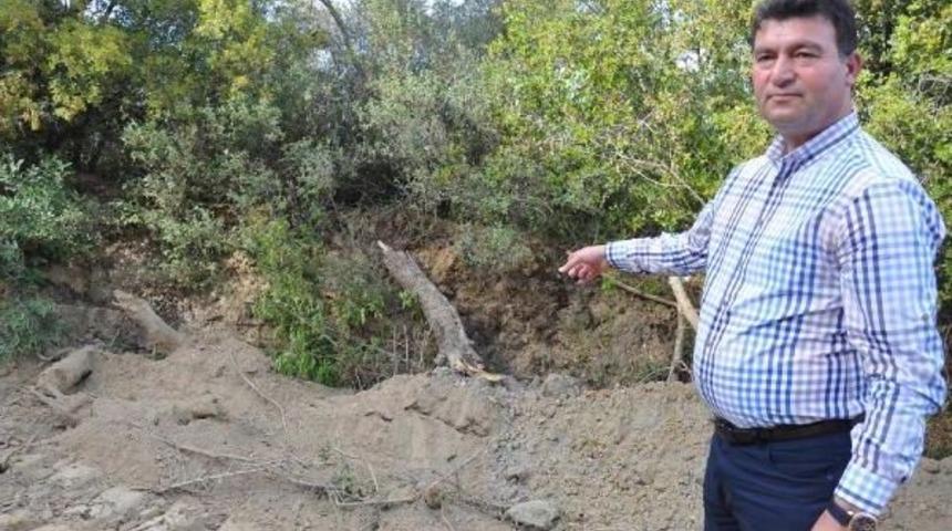 Ağa&ccedil; Keserek Yol A&ccedil;an Enerji Firmasına Belediye Engeli