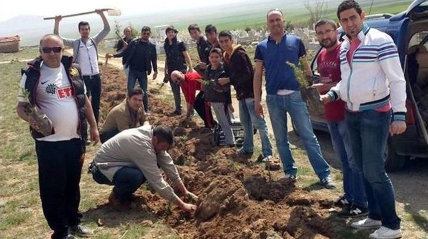 Karatepe K&ouml;y&uuml;&rsquo;ne Bin 750 Ağa&ccedil; Dikildi