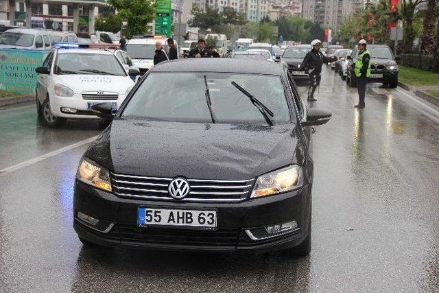 Ak Parti Ladik İlçe Başkanı Kaza Yaptı: 1 Yaralı