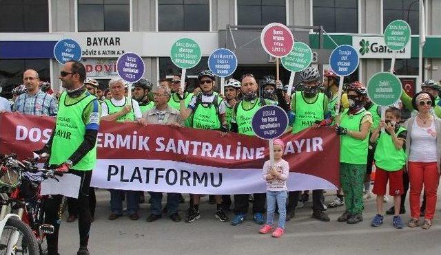 Pedallar Termik Santrale ‘hayır’ Demek İçin Çevrildi