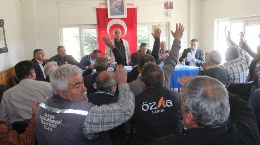 Taşımacıların Genel Kurulunda Maaş Gerginliği