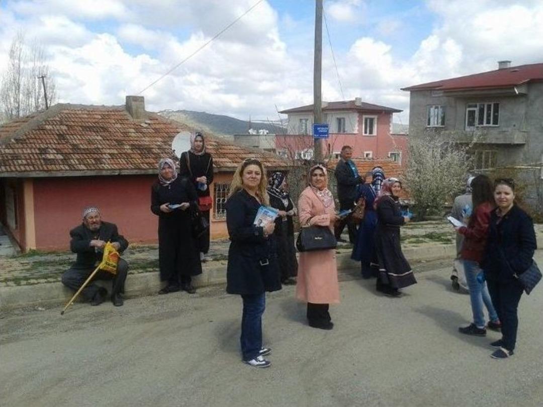 Yozgat&rsquo;ta Ak Partili Kadınlardan Se&ccedil;im &Ccedil;alışmalarına Tam Destek