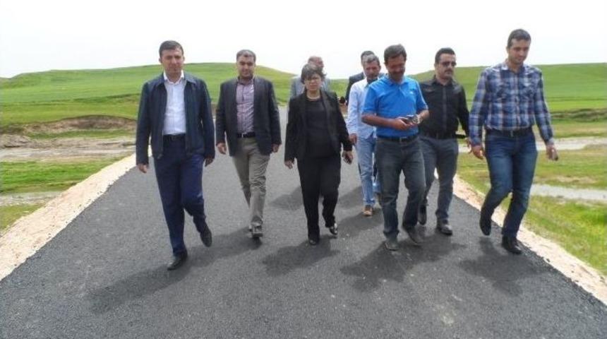 Yapımı Tamamlanan Bah&ccedil;eli K&ouml;y Yolu Hizmete A&ccedil;ıldı