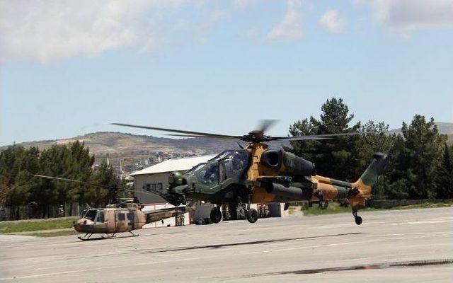 Atak Helikopterleri Terörle Mücadelede Görev Aldı