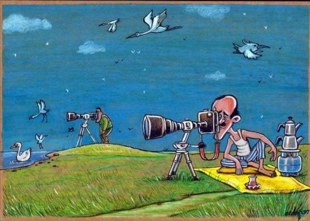 Karikatürler Kuş Cenneti Için Yarıştı 3