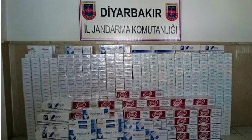 Diyarbakır&rsquo;da 22 Bin 770 Paket Ka&ccedil;ak Sigara Ele Ge&ccedil;irildi