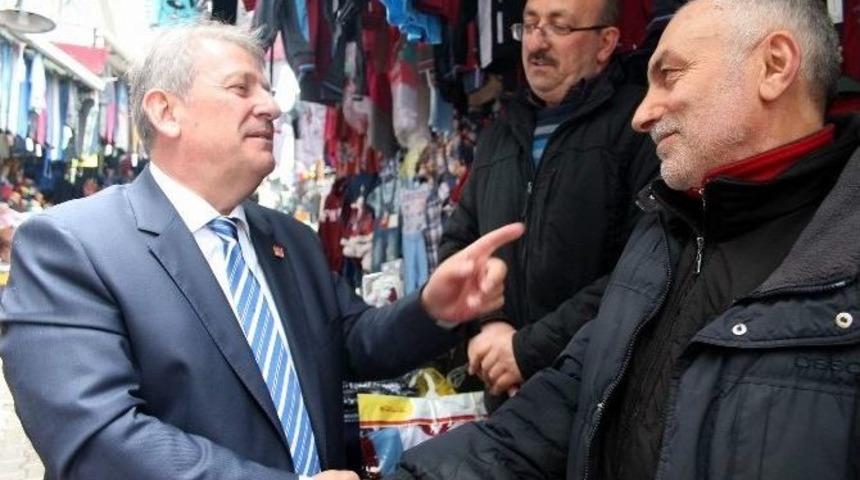 Pekşen Bu Kez Trabzon Esnafının Sorunlarına Dikkat &Ccedil;ekti