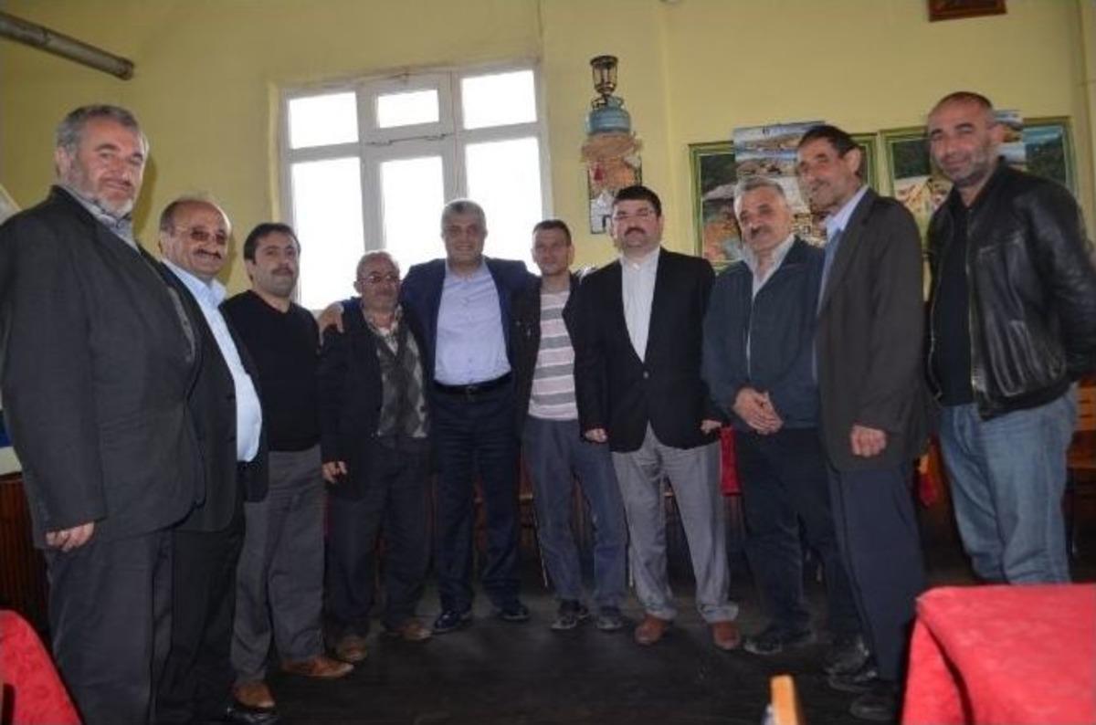 Ak Parti Trabzon Milletvekili Adayı G&uuml;nnar, Ak&ccedil;aabat&rsquo;ı Arşınladı