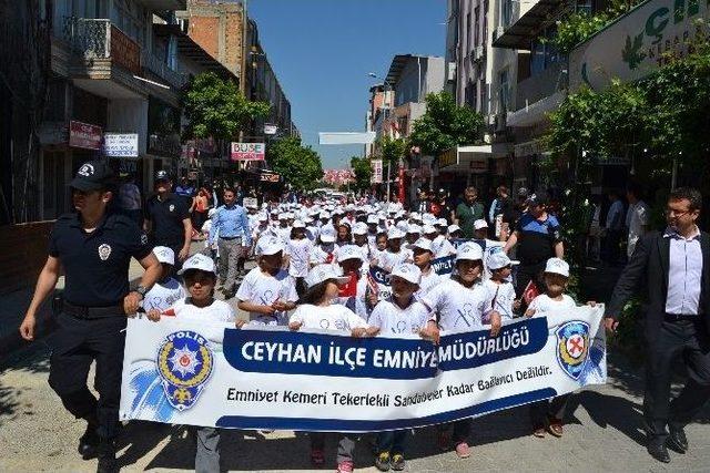 Ceyhan&rsquo;da Trafik Haftası Kutlandı 1