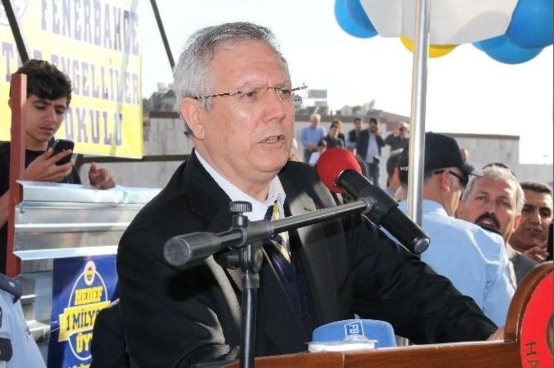 Aziz Yıldırım, Hatay Fenerbah&ccedil;e İşitme Engelliler Anaokulu&rsquo;nun Temelini Attı