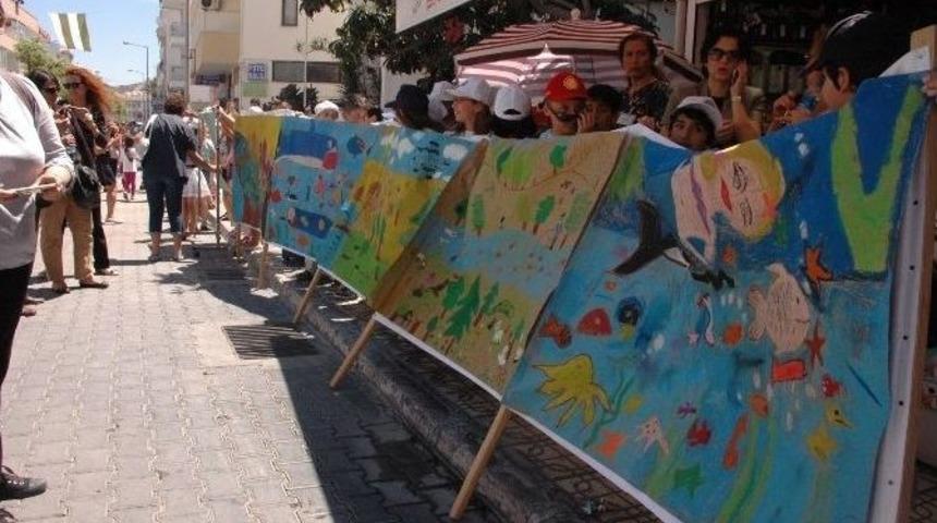 Dat&ccedil;alı Minikler İ&ccedil;lerindeki Doğayı Resmetti