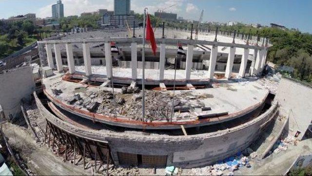 Beşiktaş'ın Stadının Kaba Inşaatı Tamamlandı