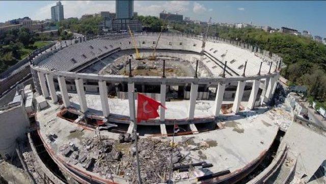 Beşiktaş'ın Stadının Kaba Inşaatı Tamamlandı