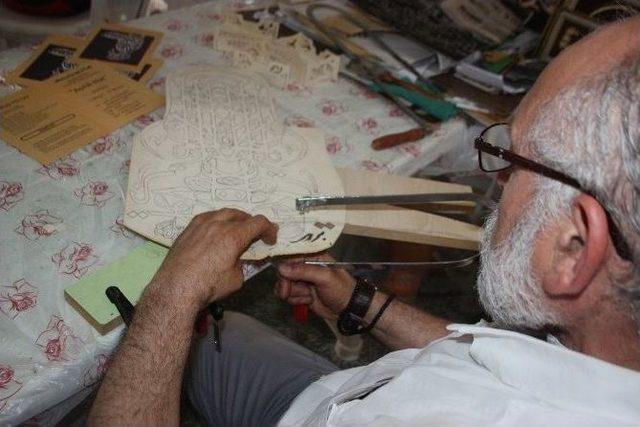 Kanser Hastası &lsquo;hat&rsquo; Sanatıyla Huzur Buluyor 1