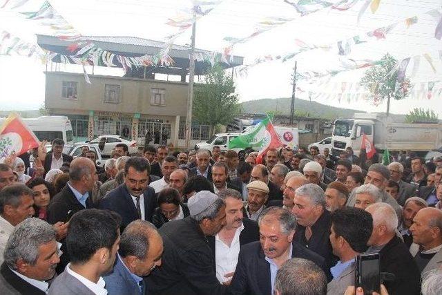 Hdp Kulp&rsquo;ta Se&ccedil;im B&uuml;rosu A&ccedil;tı 1