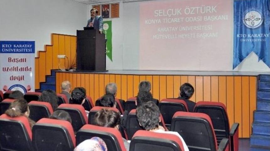 Kto Karatay &Uuml;niversitesi Meslek Tanıtım G&uuml;nlerine Katıldı