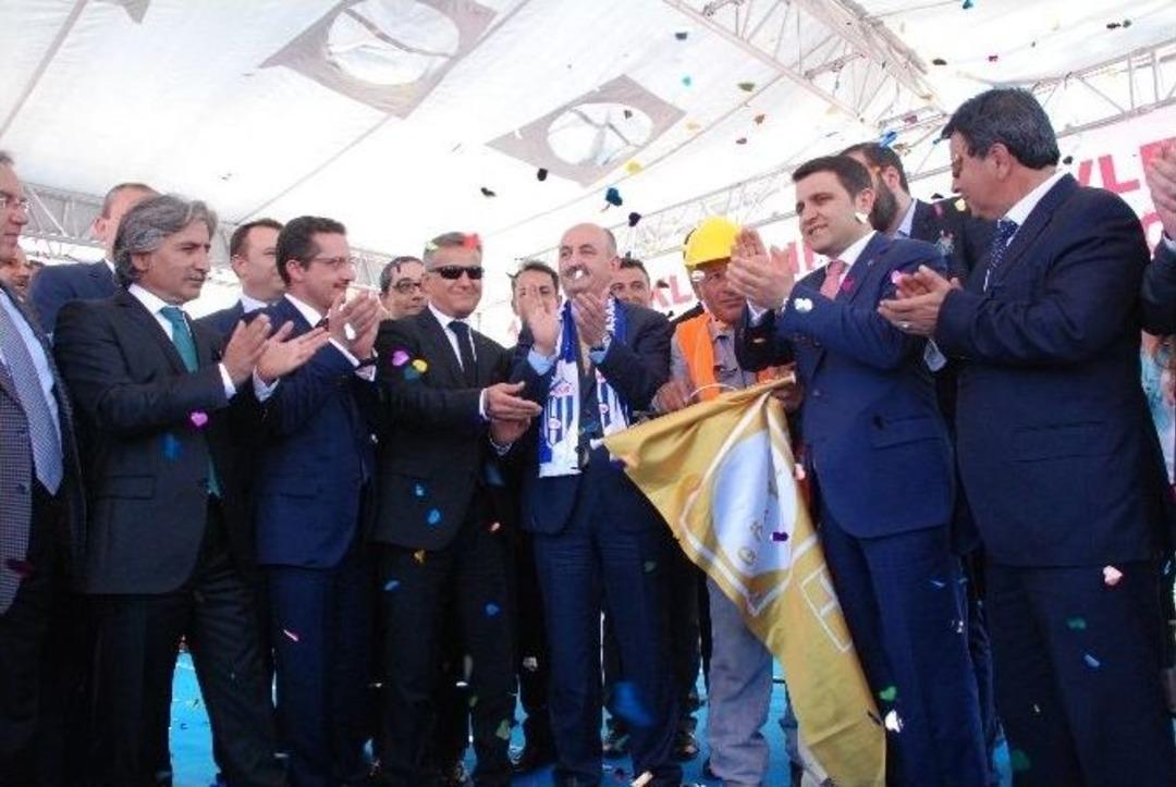 Bakan M&uuml;ezzinoğlu, Biga Devlet Hastanesi&rsquo;nin Temelini Attı