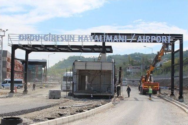 Ordu-giresun Havalimanı’nda Son Rötuşlar