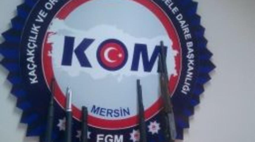 Mersin&rsquo;de Silah Ka&ccedil;ak&ccedil;ılığı Operasyonu