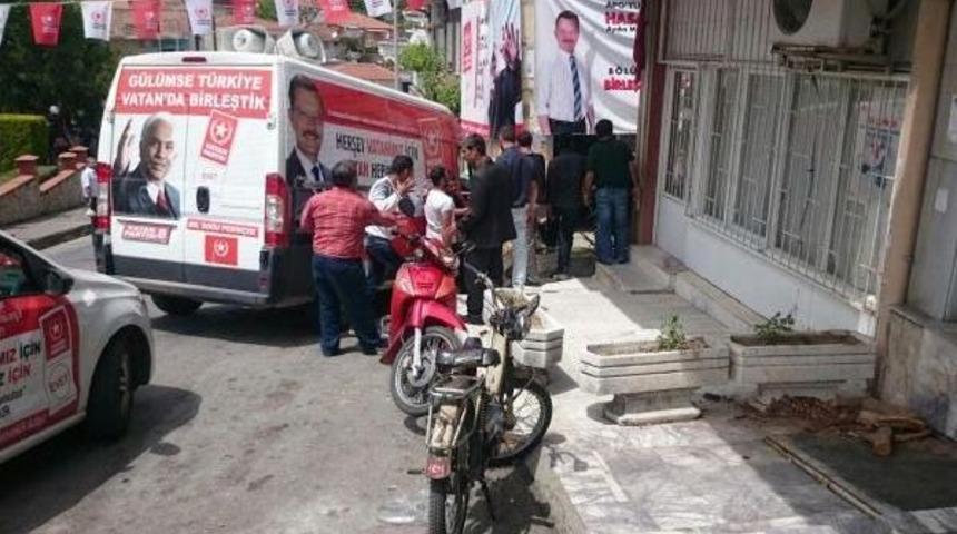 Vatan Partisi Adayı Hasan Atilla Uğur'un Konvoyuna Saldırı