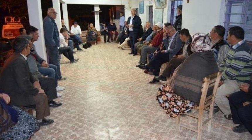 Chp Bodrum İl&ccedil;e &Ouml;rg&uuml;t&uuml; Mazı Mahallesinde Halkla Buluştu