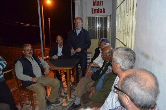 Chp Bodrum İlçe Örgütü Mazı Mahallesinde Halkla Buluştu