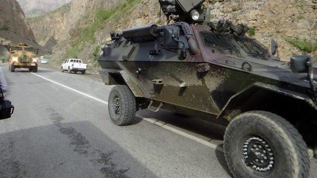 Hakkari’de Sınır Boylarına Yönelik Askeri Hareketlilik Sürüyor