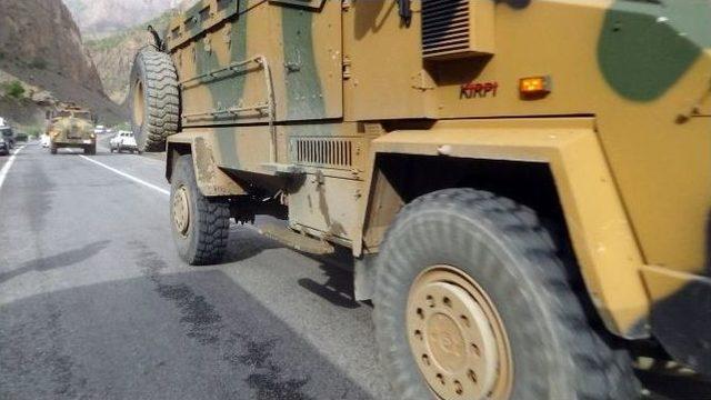 Hakkari’de Sınır Boylarına Yönelik Askeri Hareketlilik Sürüyor