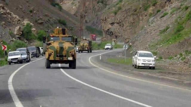 Hakkari’de Sınır Boylarına Yönelik Askeri Hareketlilik Sürüyor